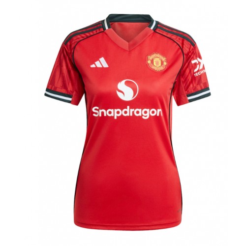 Manchester United Patrick Dorgu #13 Hemmatröja Kvinnor 2025-26 Kortärmad